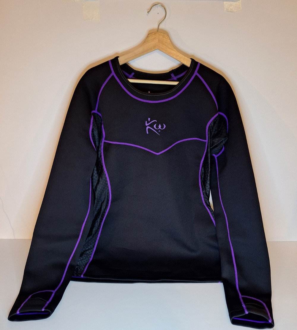 Kutting Weight Women Sauna Shirt V3 SweatTech Neoprene Mesh Panel Side Zip Sz 3X